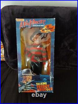 18 Freddy Krueger Nightmare On Elm Street Talking Doll 1989 Never Removed Box