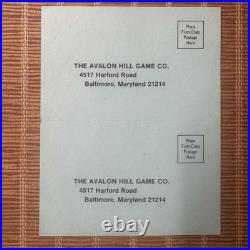 1987 A Nightmare On Elm Street The Game by Victory Games / Freddy Complete