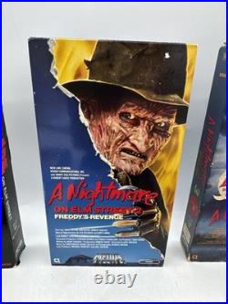 1987 Nightmare on Elm Street VHS Tape Lot 1-6 Freddy Horror Tested
