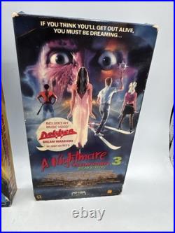 1987 Nightmare on Elm Street VHS Tape Lot 1-6 Freddy Horror Tested