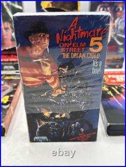 1987 Nightmare on Elm Street VHS Tape Lot 1-6 Freddy Horror Tested