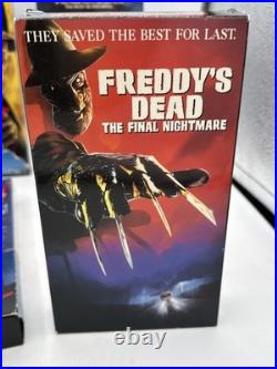 1987 Nightmare on Elm Street VHS Tape Lot 1-6 Freddy Horror Tested