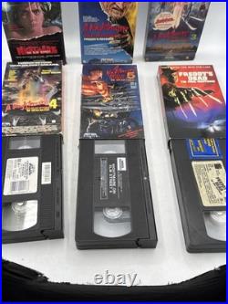 1987 Nightmare on Elm Street VHS Tape Lot 1-6 Freddy Horror Tested