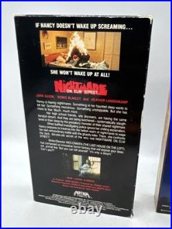 1987 Nightmare on Elm Street VHS Tape Lot 1-6 Freddy Horror Tested