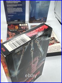 1987 Nightmare on Elm Street VHS Tape Lot 1-6 Freddy Horror Tested
