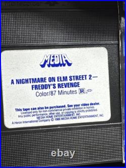 1987 Nightmare on Elm Street VHS Tape Lot 1-6 Freddy Horror Tested