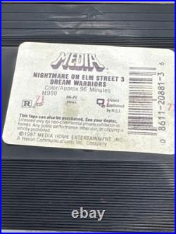 1987 Nightmare on Elm Street VHS Tape Lot 1-6 Freddy Horror Tested