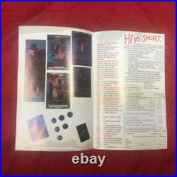 1987 Rare Nightmare On Elm Street 3 Dream Warriors- Freddy Fan Club Order Form