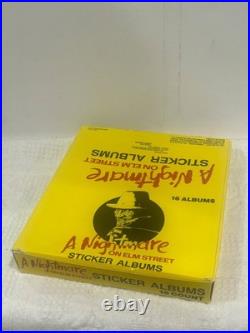 1988 COMIC IMAGES A Nightmare on Elm Street 16-Count STICKER ALBUM Retail Box