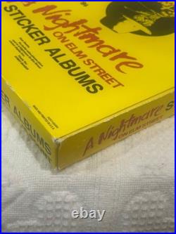 1988 COMIC IMAGES A Nightmare on Elm Street 16-Count STICKER ALBUM Retail Box