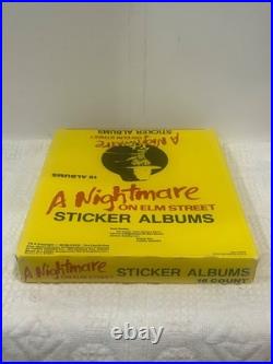 1988 COMIC IMAGES A Nightmare on Elm Street 16-Count STICKER ALBUM Retail Box