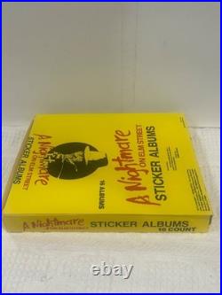 1988 COMIC IMAGES A Nightmare on Elm Street 16-Count STICKER ALBUM Retail Box