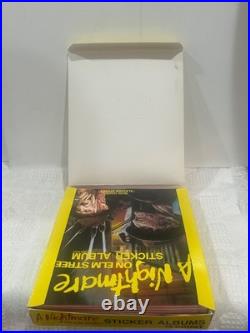 1988 COMIC IMAGES A Nightmare on Elm Street 16-Count STICKER ALBUM Retail Box