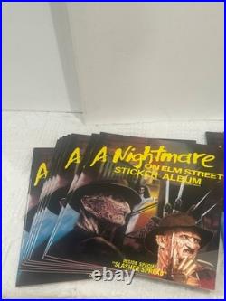 1988 COMIC IMAGES A Nightmare on Elm Street 16-Count STICKER ALBUM Retail Box