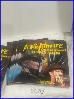 1988 COMIC IMAGES A Nightmare on Elm Street 16-Count STICKER ALBUM Retail Box