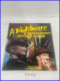 1988 COMIC IMAGES A Nightmare on Elm Street 16-Count STICKER ALBUM Retail Box