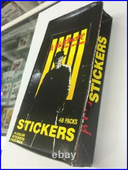 1988 Comic Image A Nightmare On Elm Street Stickers Box (48 pks)-Rare