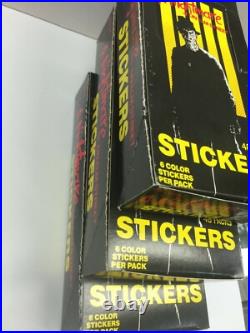 1988 Comic Image A Nightmare On Elm Street Stickers Box (48 pks)x 3-Value, Rare