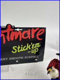 1988 NIGHTMARE ON ELM STREET Hanging Store Display Sign FREDDY KRUEGER Stick-Up