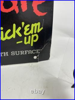 1988 NIGHTMARE ON ELM STREET Hanging Store Display Sign FREDDY KRUEGER Stick-Up