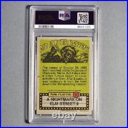 1988 Topps Fright Flicks #1 Freddy Krueger, A Nightmare On Elm Street Card PSA 9 1988 Topps Fright Flicks #1 Freddy Krueger, A Nightmare On Elm Street Card PSA 9