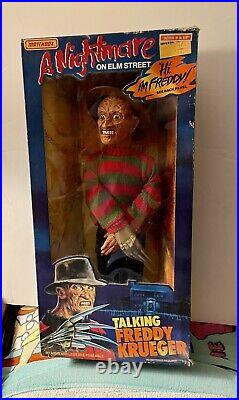 1989 MATCHBOX Nightmare on Elm Street FREDDY KRUEGER Talking Doll MIB 1989 MATCHBOX Nightmare on Elm Street FREDDY KRUEGER Talking Doll MIB