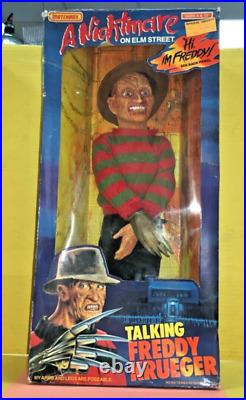 1989 Matchbox A Nightmare on Elm Street Talking Freddy Krueger Doll AS IS (A)