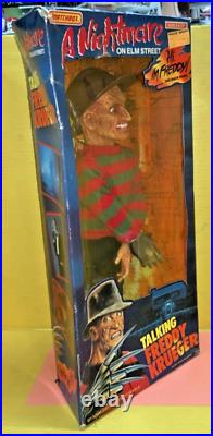 1989 Matchbox A Nightmare on Elm Street Talking Freddy Krueger Doll AS IS (A)