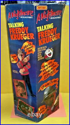 1989 Matchbox A Nightmare on Elm Street Talking Freddy Krueger Doll AS IS (A)