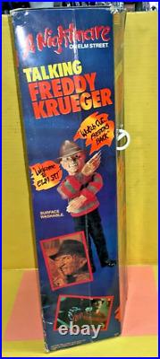 1989 Matchbox A Nightmare on Elm Street Talking Freddy Krueger Doll AS IS (A)