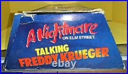 1989 Matchbox A Nightmare on Elm Street Talking Freddy Krueger Doll AS IS (A)