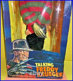 1989 Matchbox A Nightmare on Elm Street Talking Freddy Krueger Doll AS IS (B)