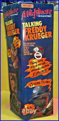 1989 Matchbox A Nightmare on Elm Street Talking Freddy Krueger Doll AS IS (B)