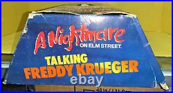 1989 Matchbox A Nightmare on Elm Street Talking Freddy Krueger Doll AS IS (B)