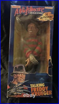 1989 Matchbox FREDDY KRUEGER Nightmare on Elm Street Vintage Talking Doll in Box