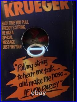1989 Matchbox FREDDY KRUEGER Nightmare on Elm Street Vintage Talking Doll in Box