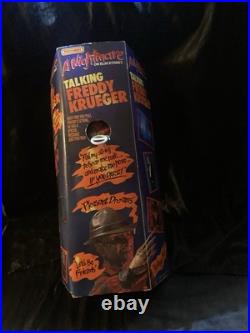 1989 Matchbox FREDDY KRUEGER Nightmare on Elm Street Vintage Talking Doll in Box