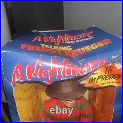 1989 Nightmare on Elm Street Freddy Krueger, still talks