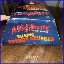 1989 Nightmare on Elm Street Freddy Krueger, still talks