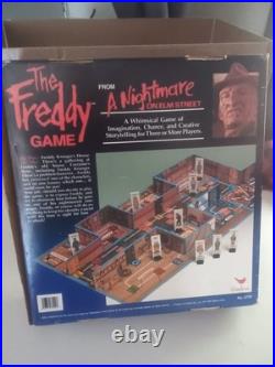 1989 Nightmare on Elm Street The Freddy Game Board Game by Cardinal
