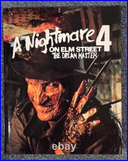 1992 A Nightmare On Elm Street 4 The Dream Master (Hardcover Book) NM