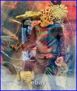 2001 Mcfarlane Freddy Krueger A Nightmare On Elm Street Movie Maniacs Afa U85nm+