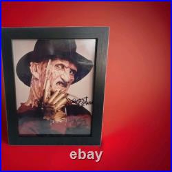 (2)robert Englund Signed Freddy Kruger Nightmare On Elm Street Photo Coa 11 X 14