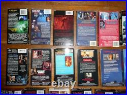 34 Horror VHS Tapes Nightmare On Elm Street Hellraiser Scream Stuff SEALED Lot
