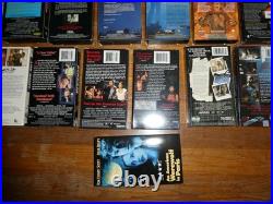 34 Horror VHS Tapes Nightmare On Elm Street Hellraiser Scream Stuff SEALED Lot