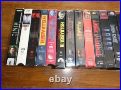 34 Horror VHS Tapes Nightmare On Elm Street Hellraiser Scream Stuff SEALED Lot