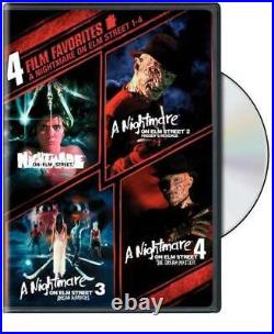 4 Film Favorites Nightmare on Elm Street 1-4 A Nightmare on Elm St VERY GOOD