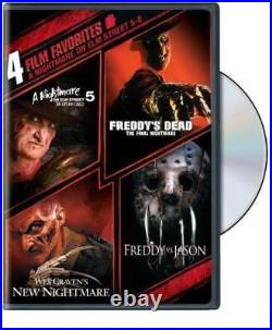 4 Film Favorites Nightmare on Elm Street 5-8 Freddy vs Jason, Fred VERY GOOD