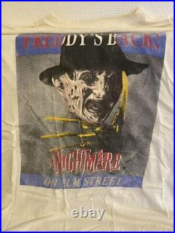 80s A Nightmare On Elm Street Freddy Vintage Tee T-shirt