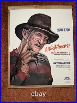 A NIGHTMARE ON ELM STREET 2 1986 Media VHS Movie Promo Insert